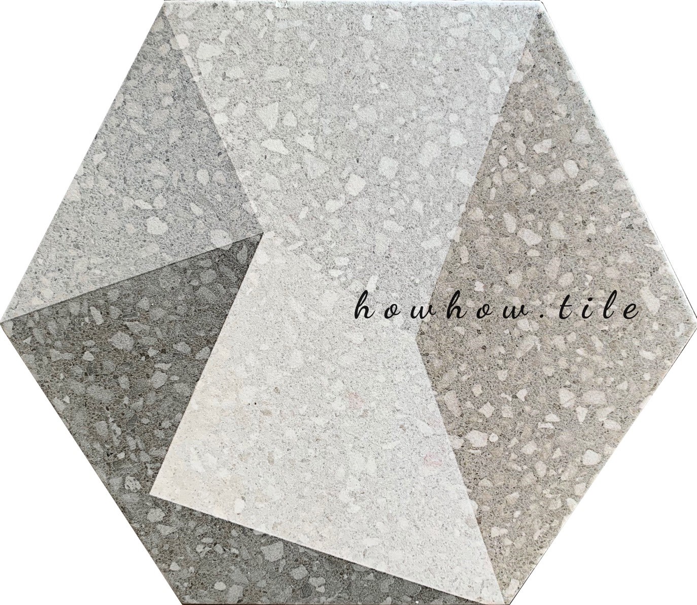 西班牙進口 水磨石六角素花磚共四款 23.2*26.7cm DC196