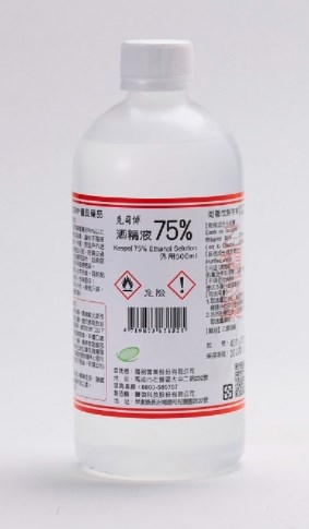 克司博75%酒精液500ml