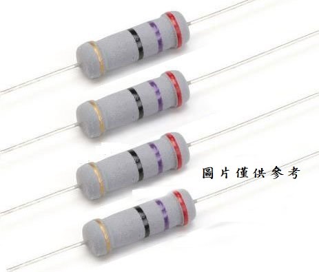 2W  15Ω  金屬氧化皮膜電阻  1支