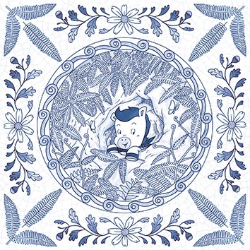 國產 青花瓷混搭花磚 (30*30cm) WM320