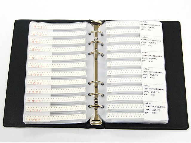 0603電容樣品書 90種規格 各50顆 (0.5pF~2.2F)  1號