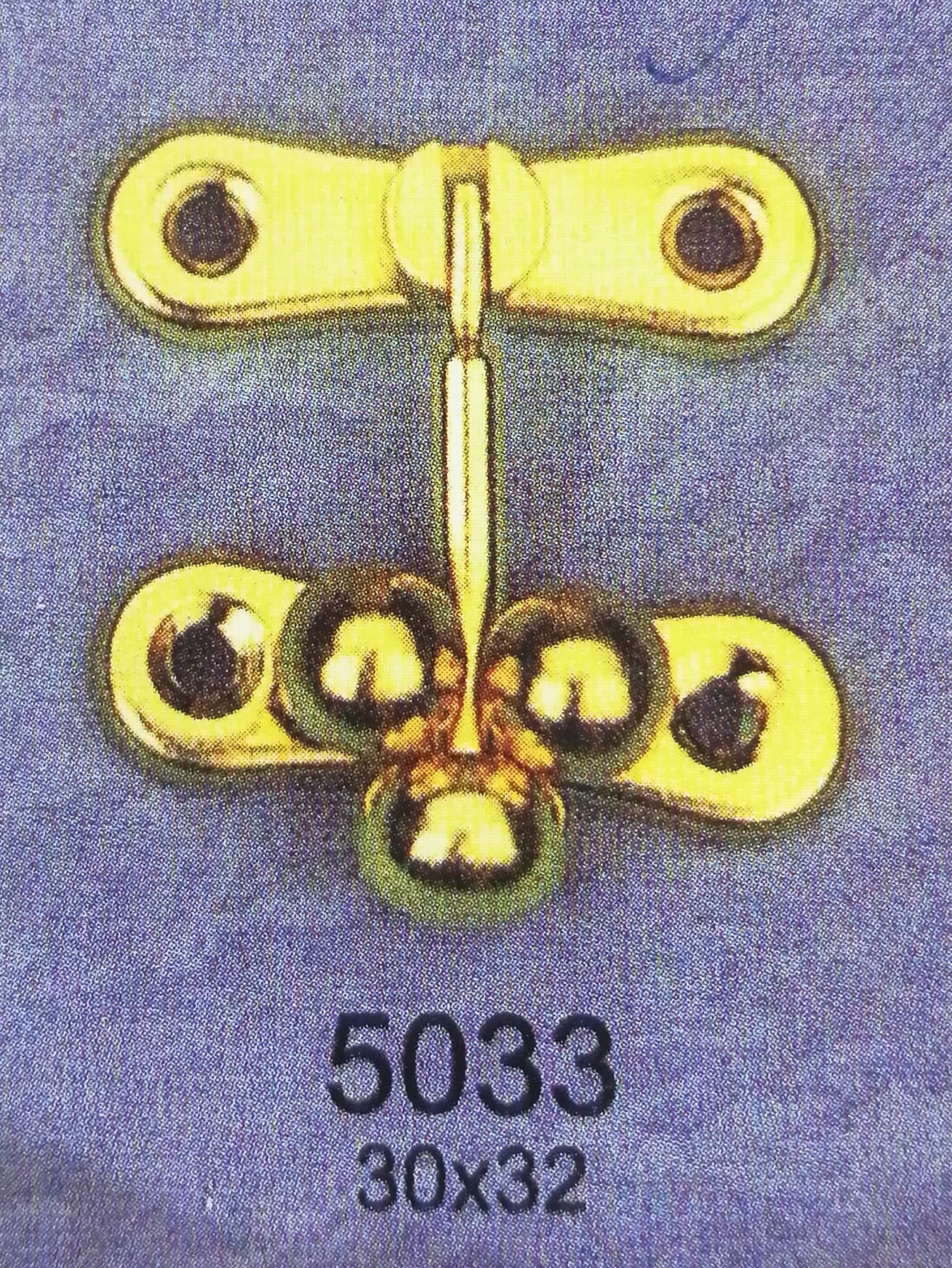 小三珠扣 5033（金色）