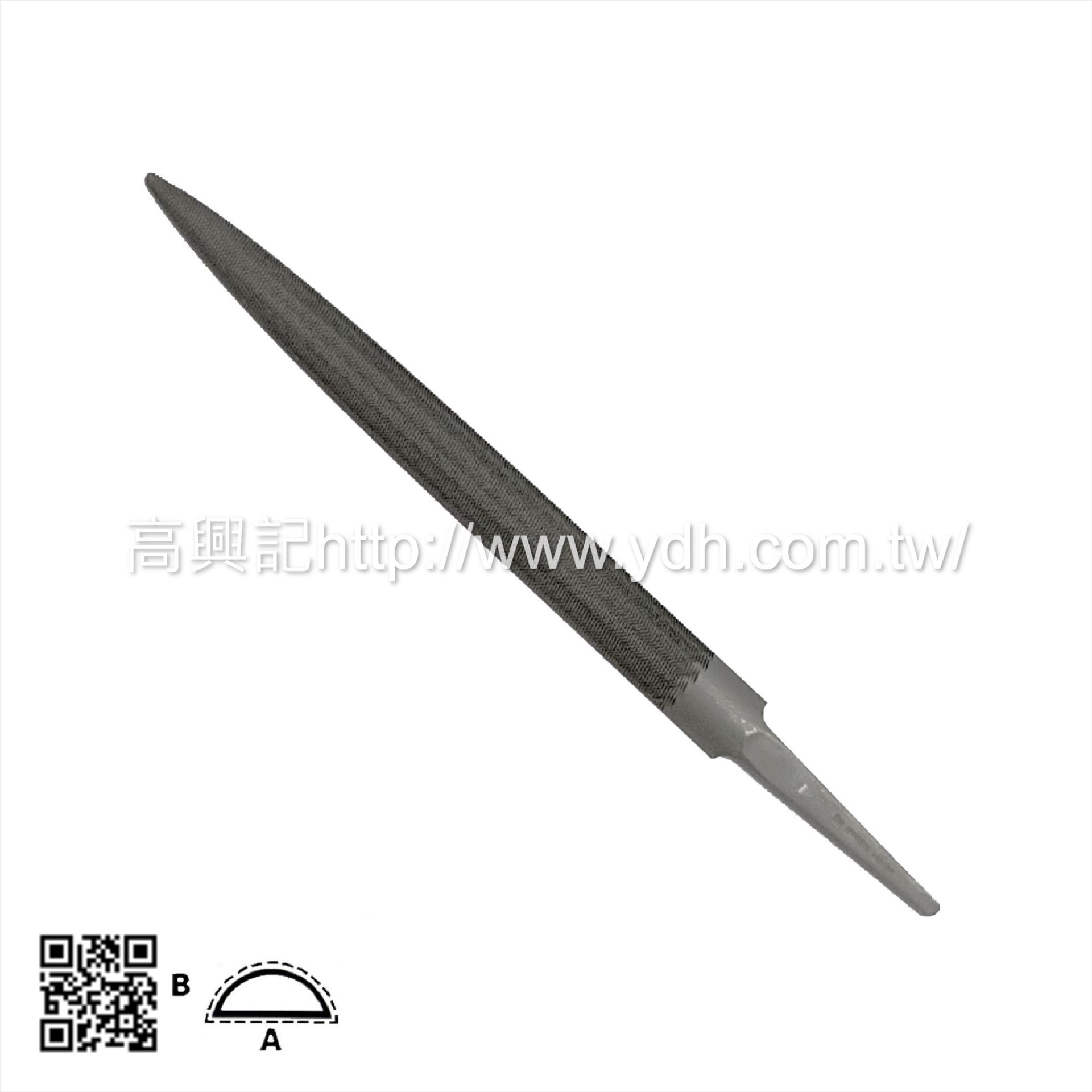瑞士魚牌-150mm無柄半圓銼LP1560 000