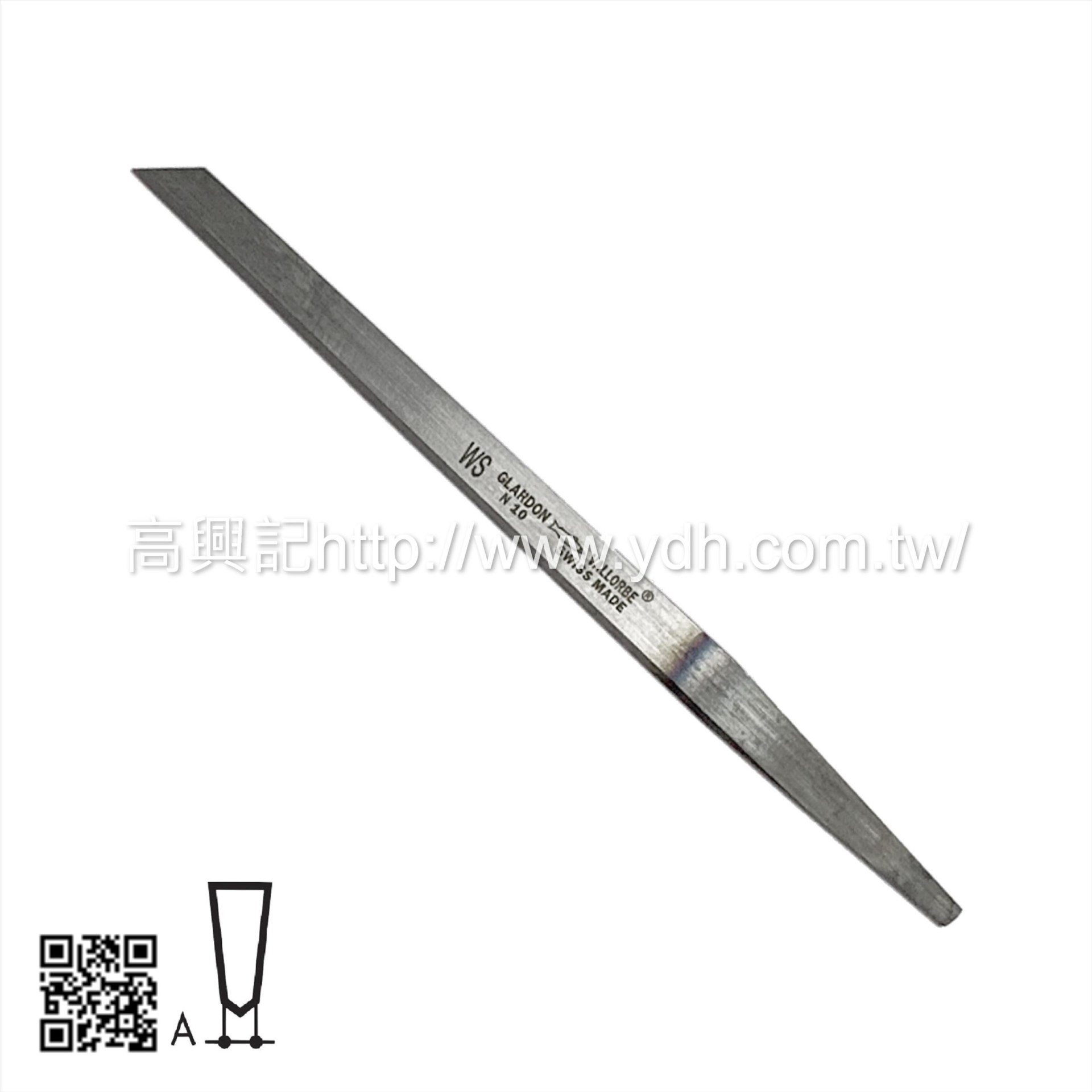 瑞士魚牌雕刻刀-斜邊LO0405