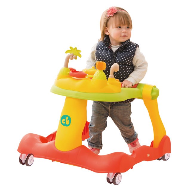 Creative Baby 多功能糖果版三合一音樂折疊助步車  學步車