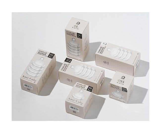 小獅王simba 辛巴 超柔防脹氣寬口十字孔奶嘴(4入)