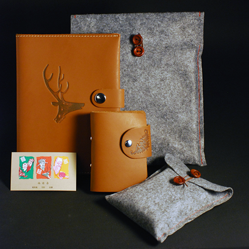 福祿壽 名片皮革套