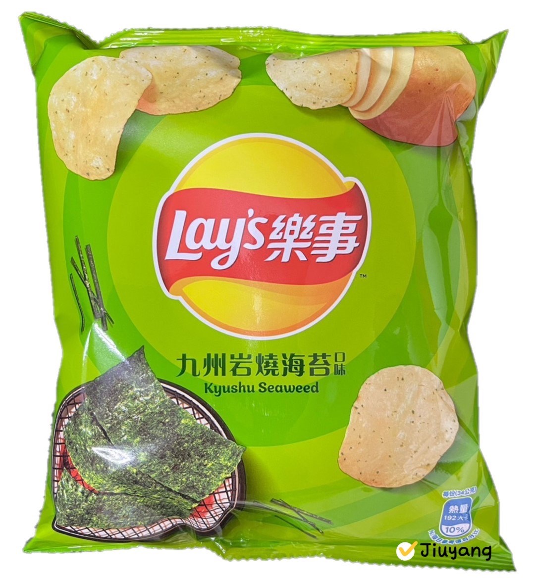樂事九州岩燒海苔口味洋芋片34g