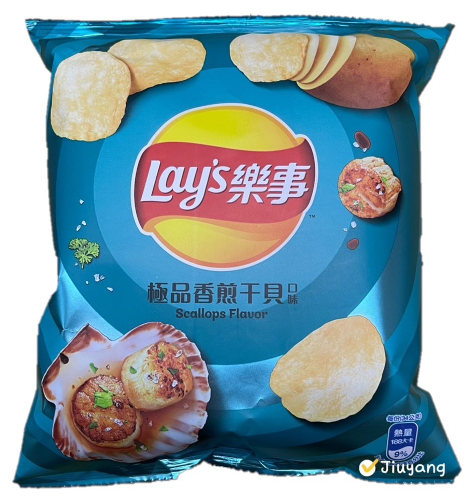 樂事極品香煎干貝口味洋芋片34g