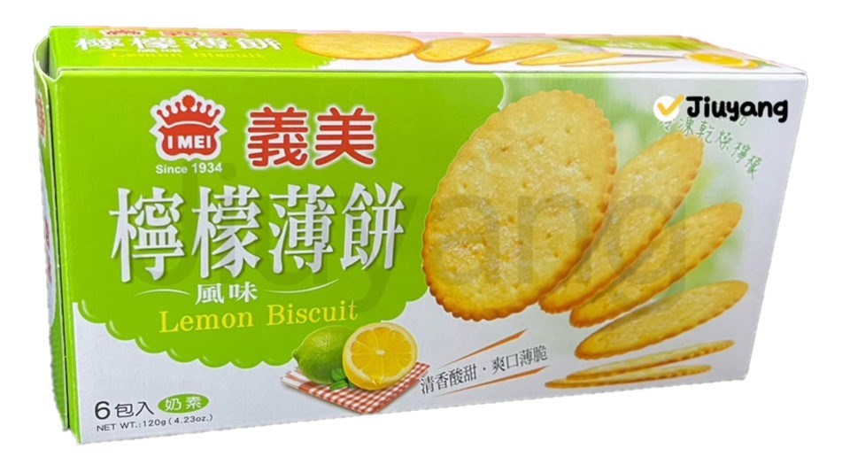 義美檸檬風味薄餅120g