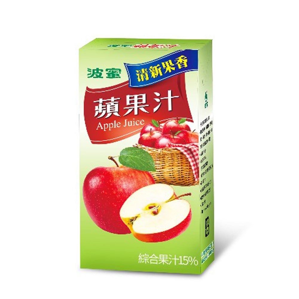 波蜜蘋果汁(300mlX24入/箱)