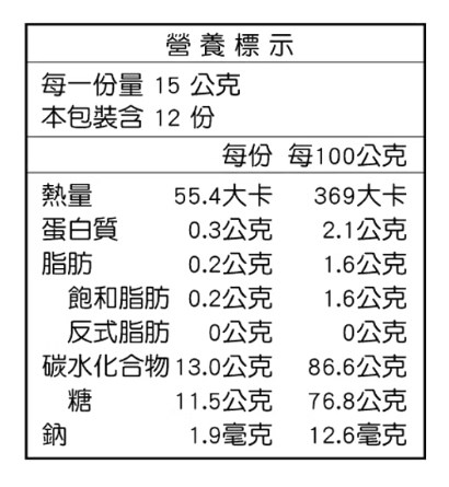 義美減糖薑母茶180g