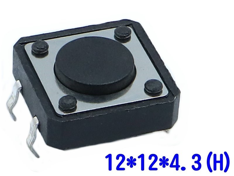 平面觸控開關 4P 12X12X4.3H  KRS-1243A