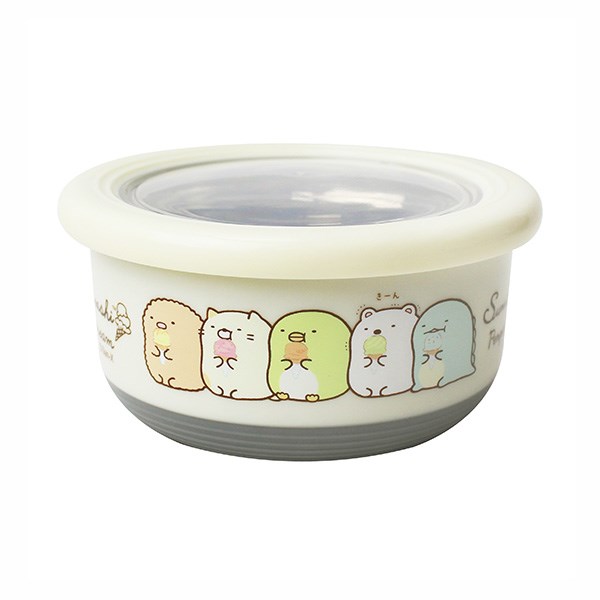 Sumikko Gurashi角落生物-小夥伴 SG68461 不鏽鋼圓形保鮮餐碗 - 大 700ml 