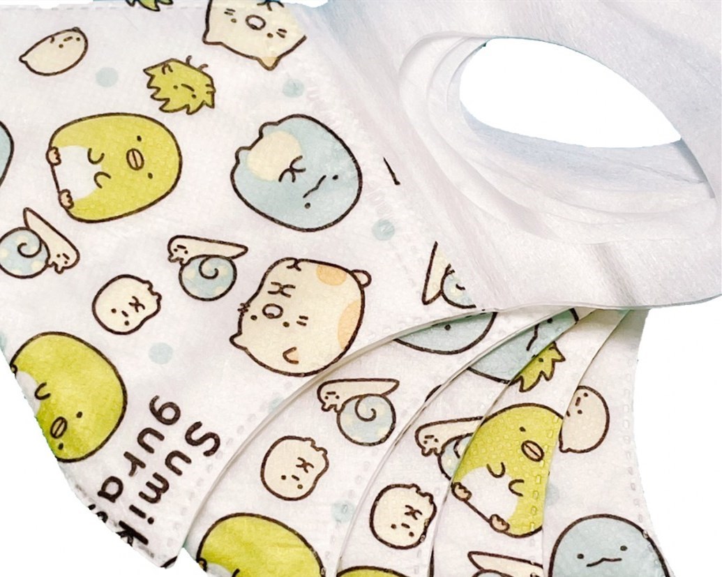 台灣製  Sumikko Gurashi 角落生物-小夥伴    SG59821 成人3D 立體口罩   5片裝 4718733252615