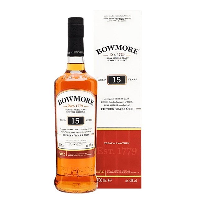波摩15年 單一純麥威士忌 Bowmore 15 Years Old Single Malt Scotch Whisky