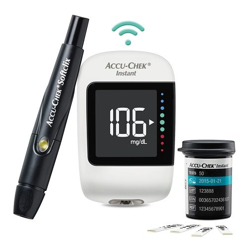 羅氏逸智藍牙血糖機組 Accu-Chek  Instant｜芳財醫療器材百貨量販店