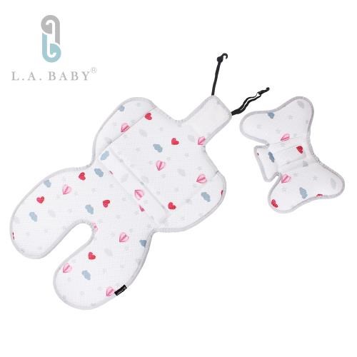 L.A. Baby 多功能3D涼感推車汽座餐椅座墊