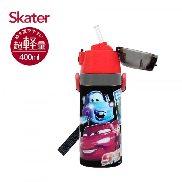 Skater吸管不鏽鋼保溫瓶(360ml)閃電麥昆