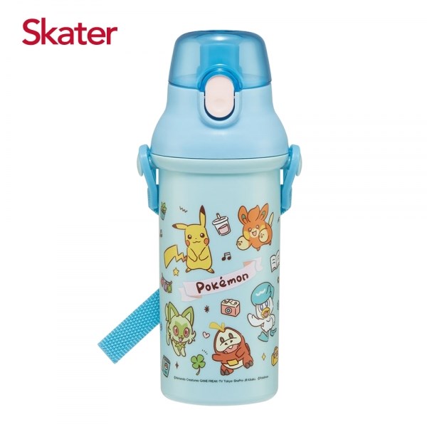 Skater銀離子(480ml)水壺-寶可夢-綠