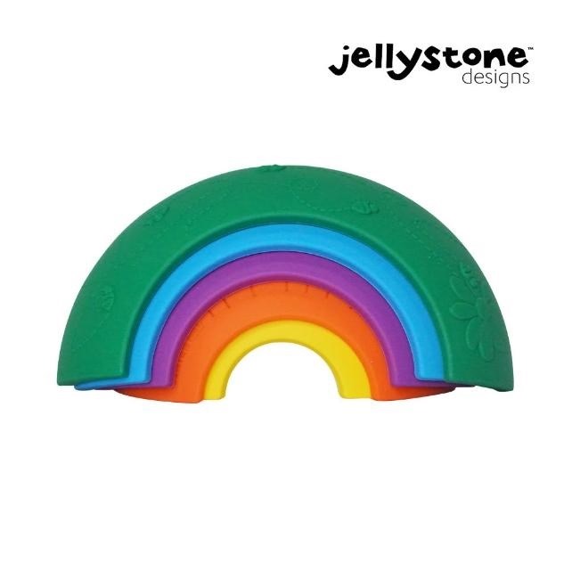 jellystone矽膠彩虹感統疊疊樂