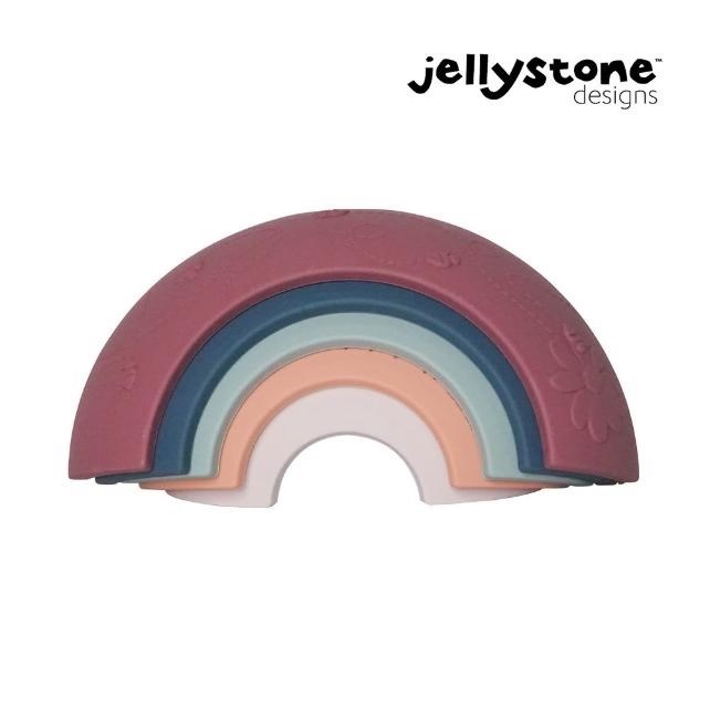 jellystone矽膠彩虹感統疊疊樂