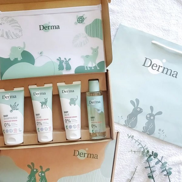 丹麥 Derma 有機寵愛寶寶新生禮