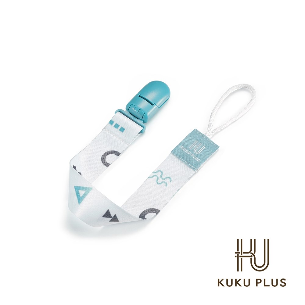 酷咕鴨 KUKU PLUS純真之瞳織帶奶嘴夾