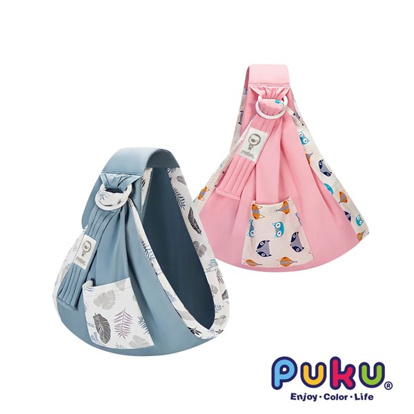 藍色企鵝 PUKU Lite多功能環抱背巾