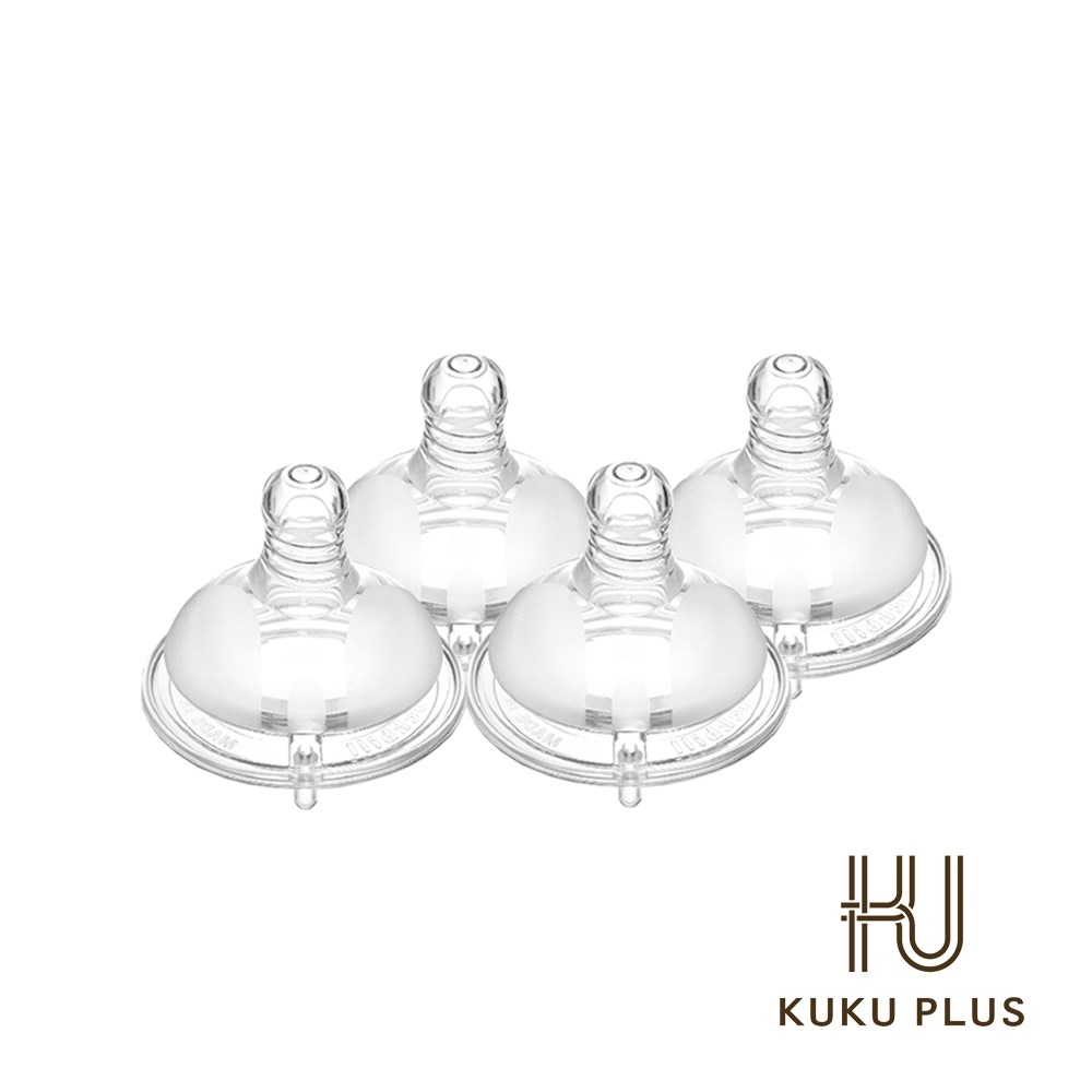 酷咕鴨 KUKU PLUS仿親餵寬口十字奶嘴