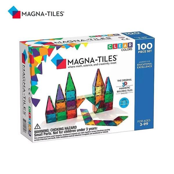 Magna-Tiles彩色透光磁力積木