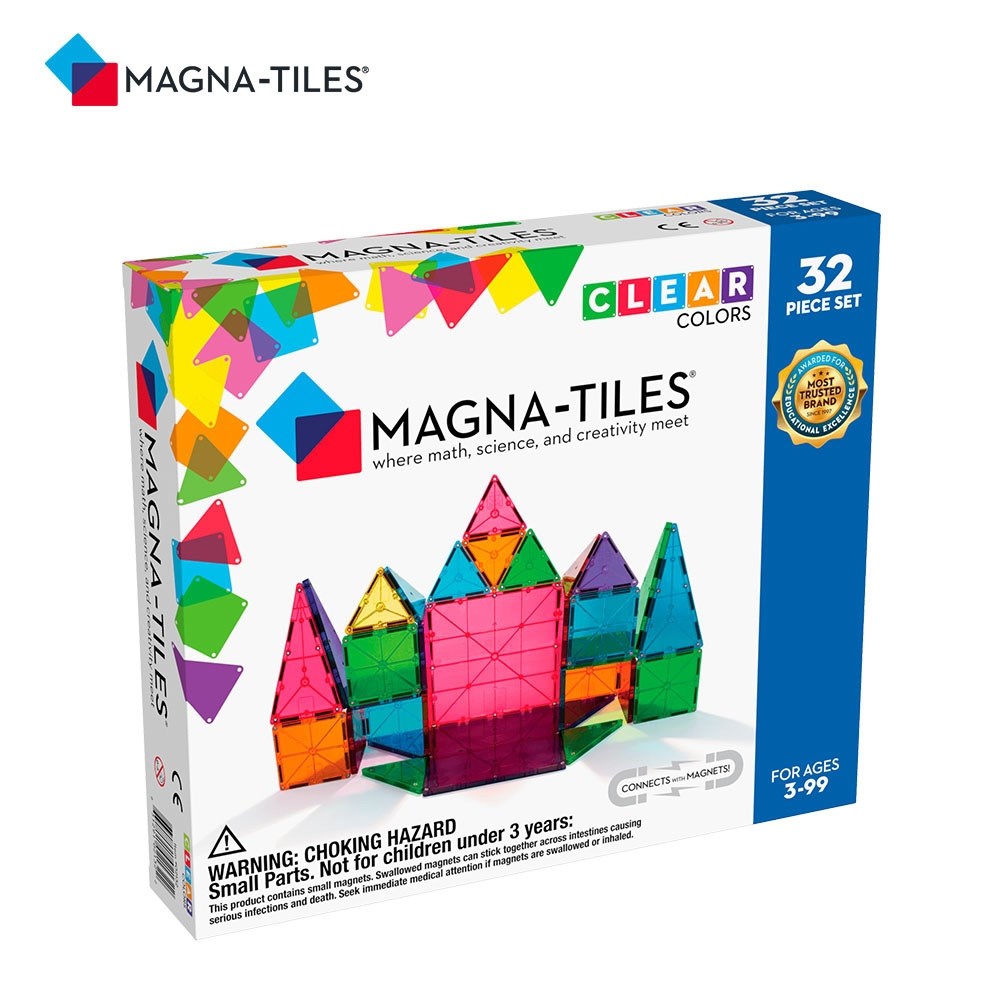 Magna-Tiles彩色透光磁力積木