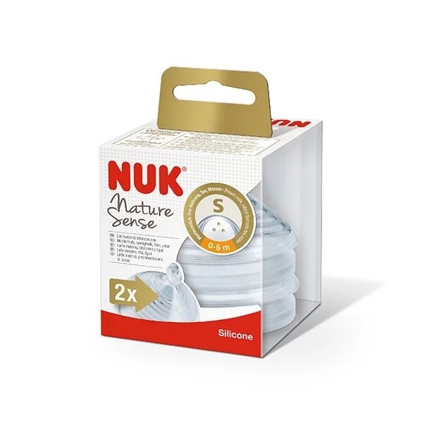 NUK Nature Sense自然母感矽膠奶嘴 0-6m