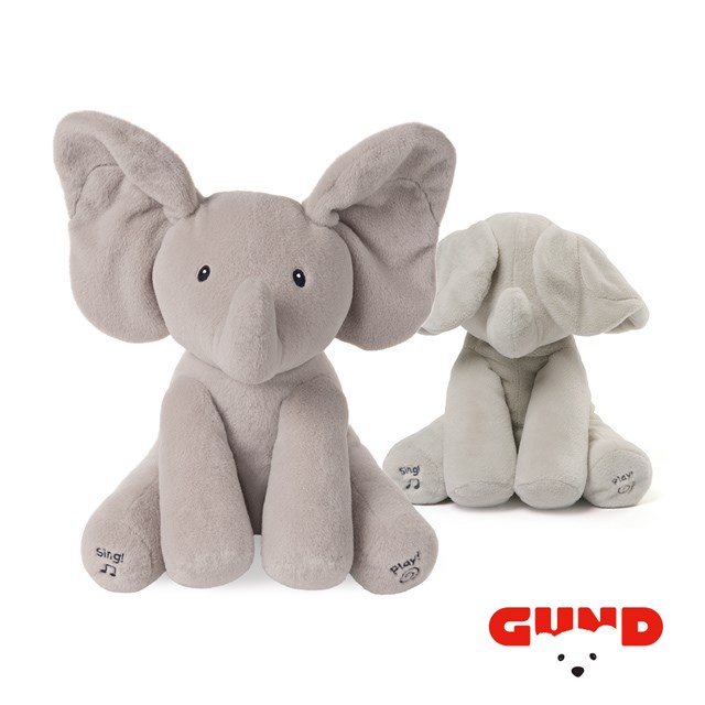 美國GUND 小象躲貓貓互動玩偶