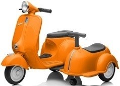 偉士牌Vespa雙人電動玩具車 雙人電動摩托車