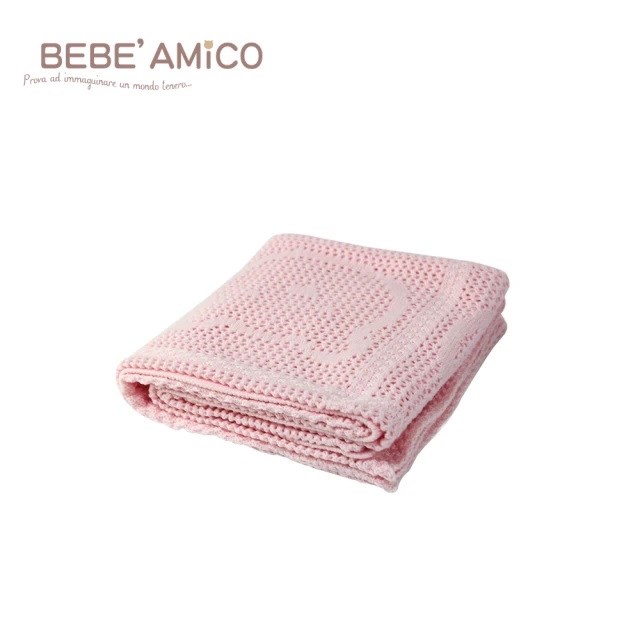 BEBE AMICO 鏤空編織透氣好眠毯 (3色)