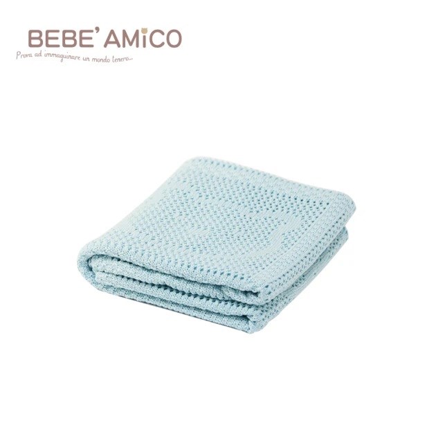 BEBE AMICO 鏤空編織透氣好眠毯 (3色)