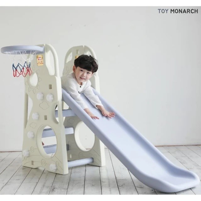TOY MONARCH 三段式可調溜滑梯附籃框(CHD-100)