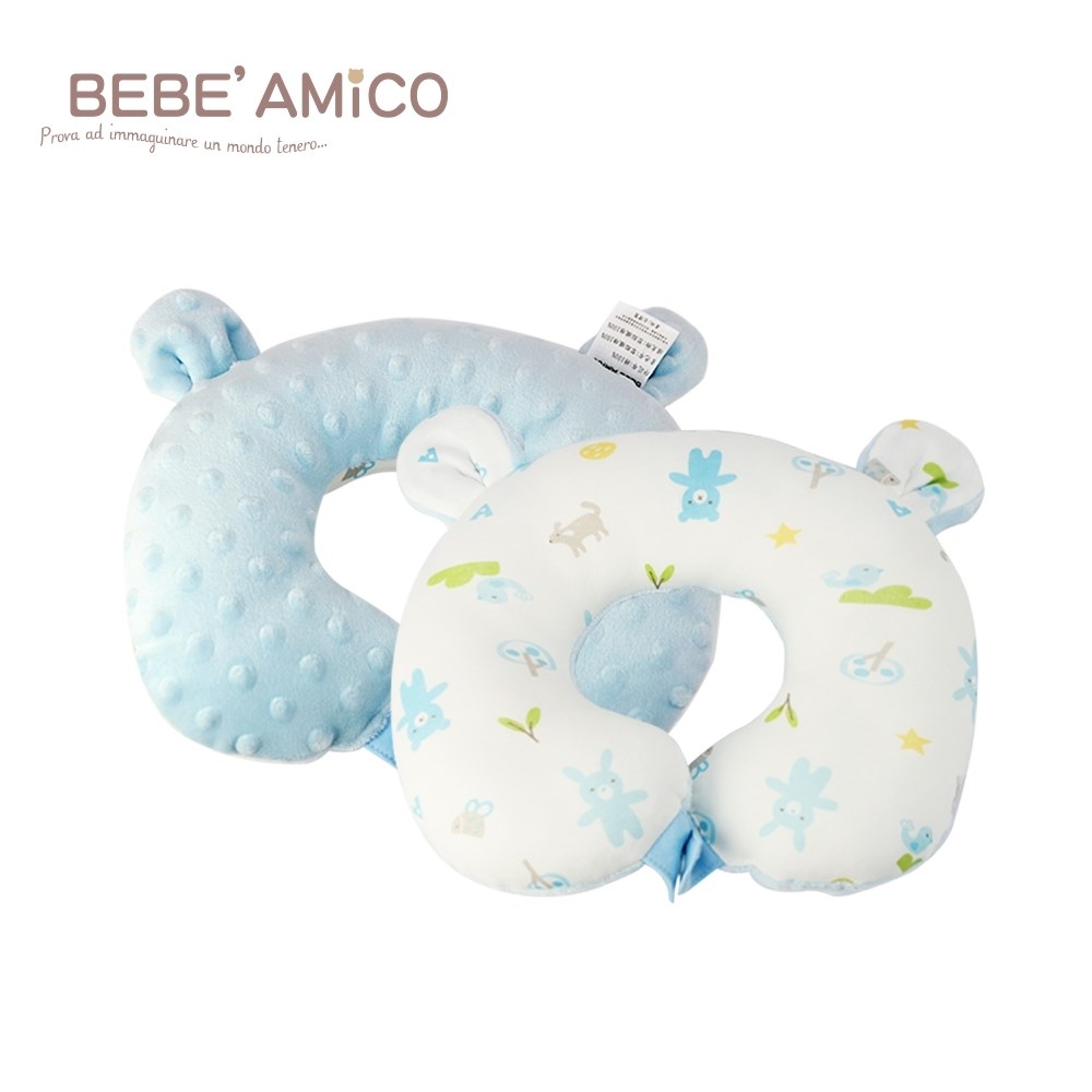 BEBE AMiCO 貝貝豆雙面造型頸枕