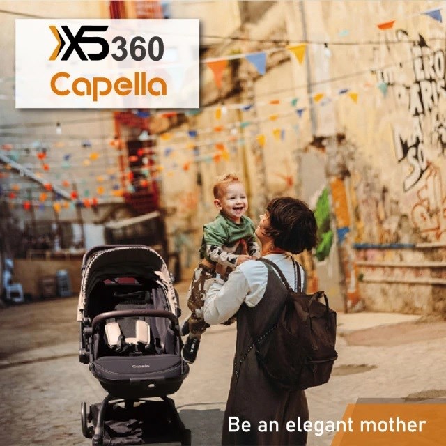 capella X5 360旋轉雙向嬰兒推車
