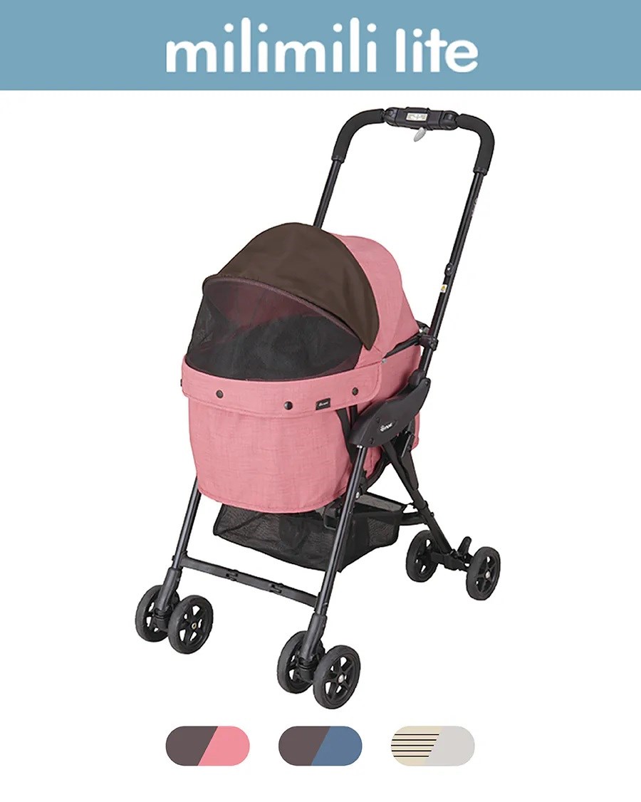 Compet 日本精品寵物推車 milimili lite（三色可選）