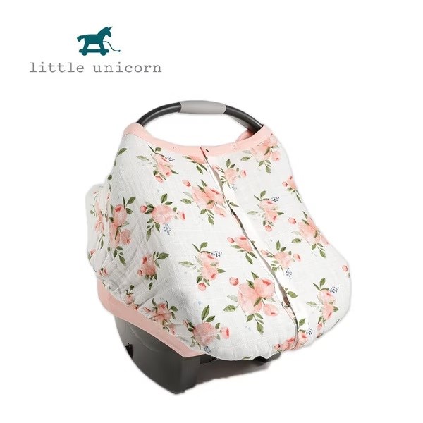 Little Unicorn 純棉紗布提籃罩 2代
