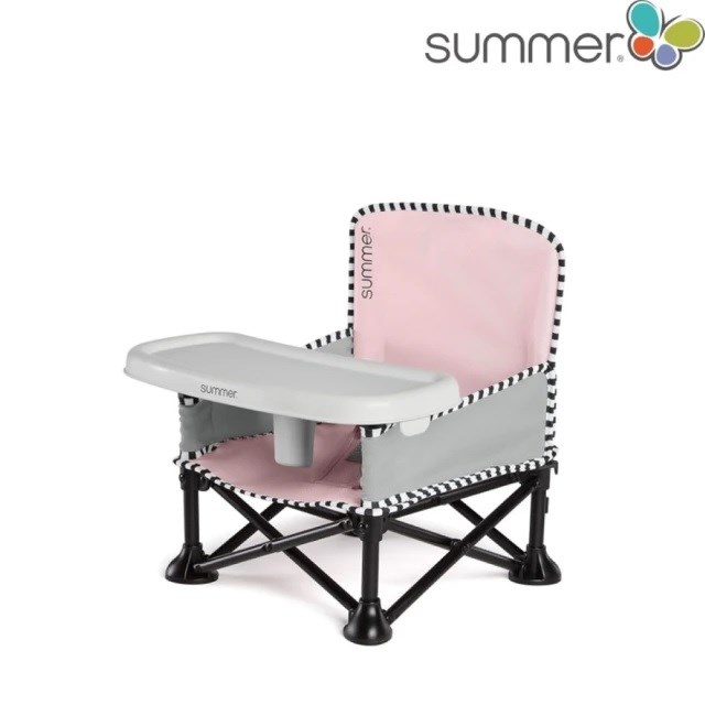 Summer infant 攜帶式折疊餐椅(餐盤不含BPA使用更安心)