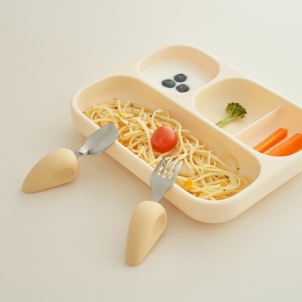 MOYUUM 韓國 304不鏽鋼愛心湯叉組