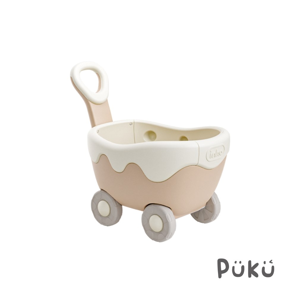 PUKU 藍色企鵝 玩具收納置物推車