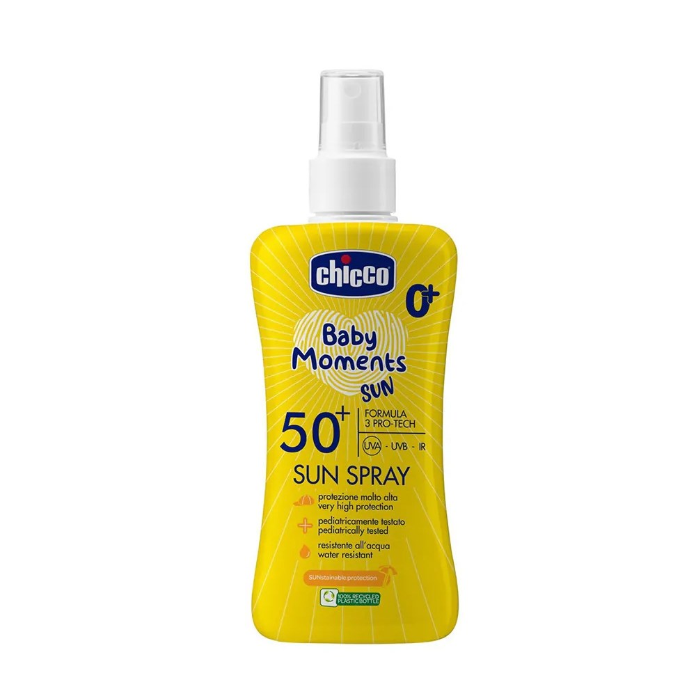  Chicco 寶貝嬰兒輕潤防曬噴液SPF50+
