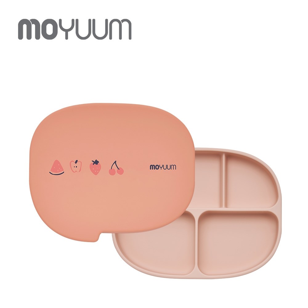 MOYUUM 韓國 白金矽膠吸盤式餐盤盒