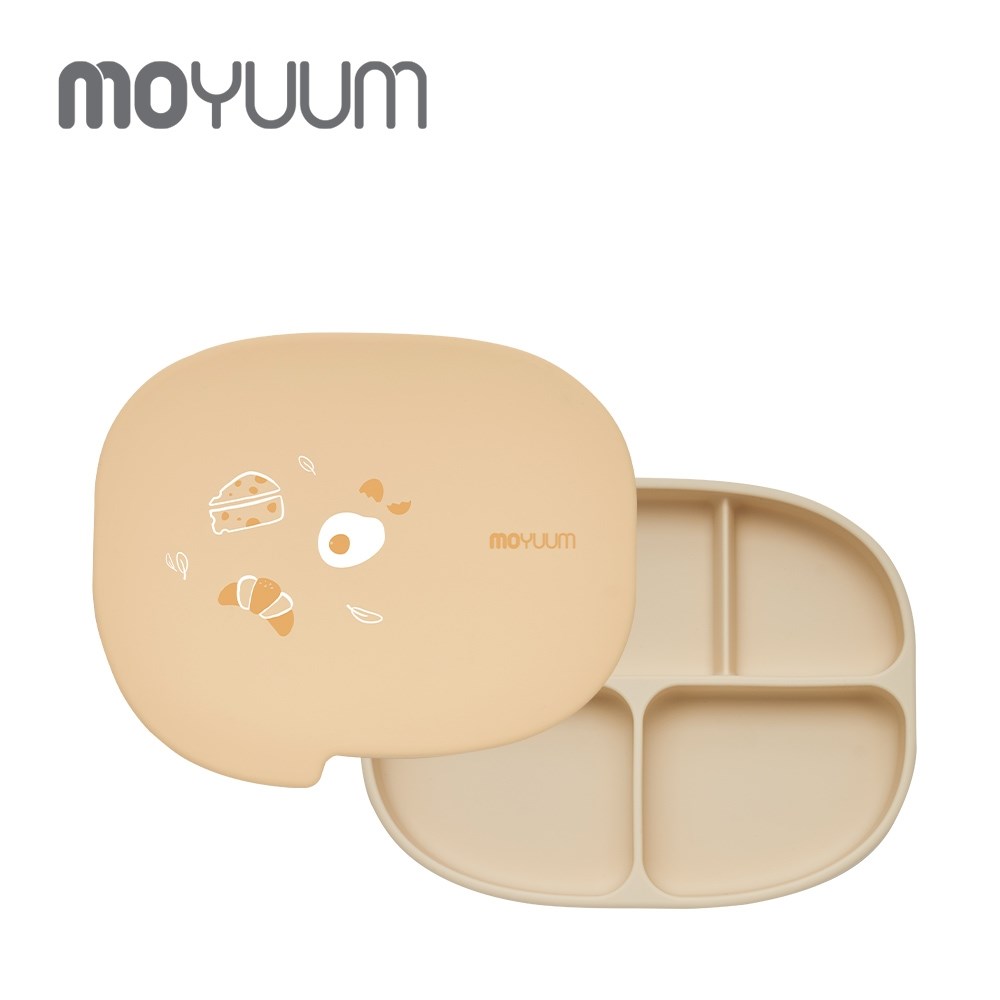 MOYUUM 韓國 白金矽膠吸盤式餐盤盒
