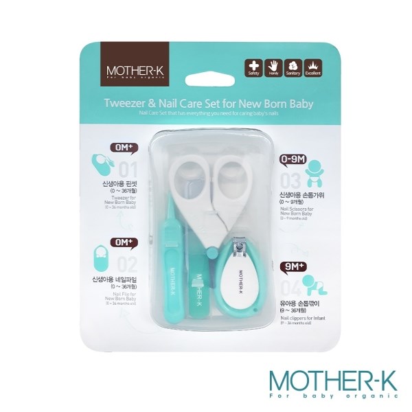 韓國 MOTHER-K 寶寶成長修甲4件組