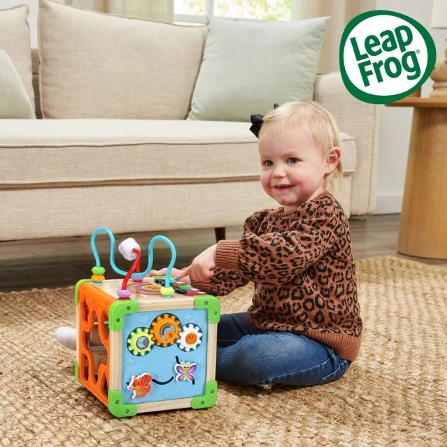 LeapFrog 木質益智探索箱(培養孩子認知、視覺、聽覺與觸覺發育)
